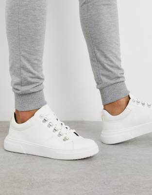 white chunky trainers