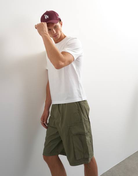 Topman classic fit crop t-shirt in white - view 1