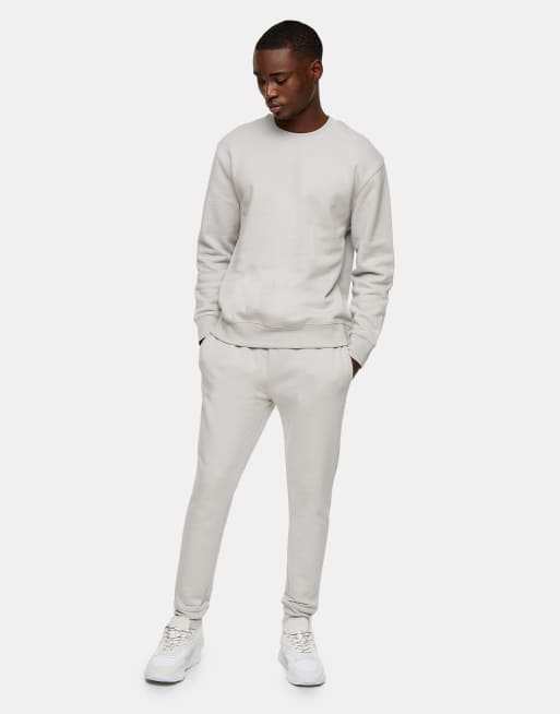 Topman grey hot sale joggers