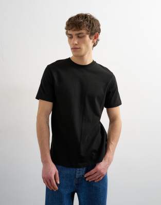Topman Classic Fit Sheer T-shirt In Black