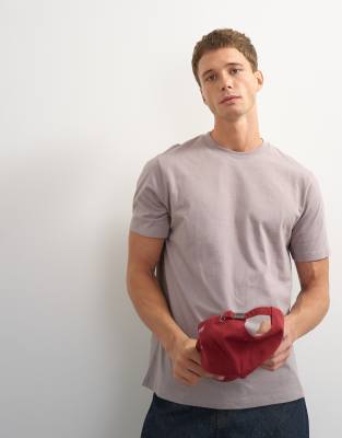 Topman Classic Fit T-shirt In Gray