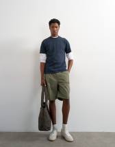 Topman classic fit t-shirt in navy