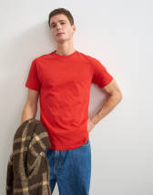 Topman classic fit t-shirt in red