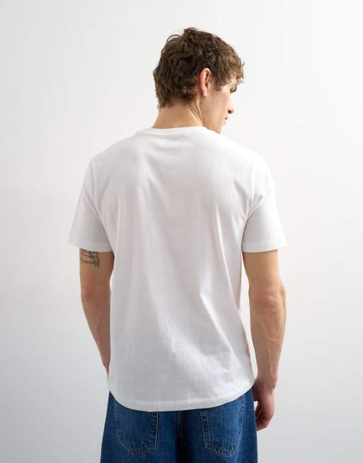 Topman classic fit t-shirt in white, 3 of 5