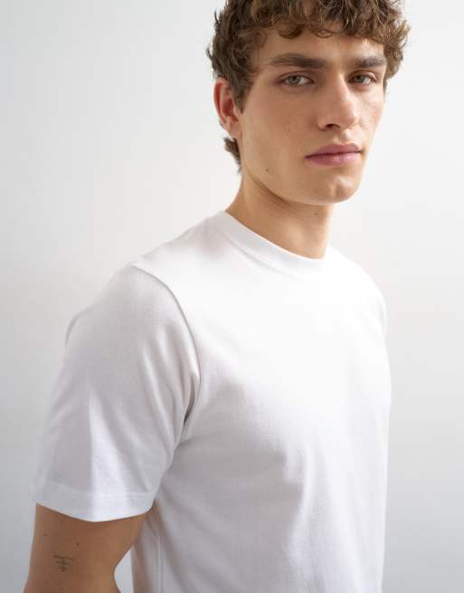 Topman classic fit t-shirt in white, 4 of 5