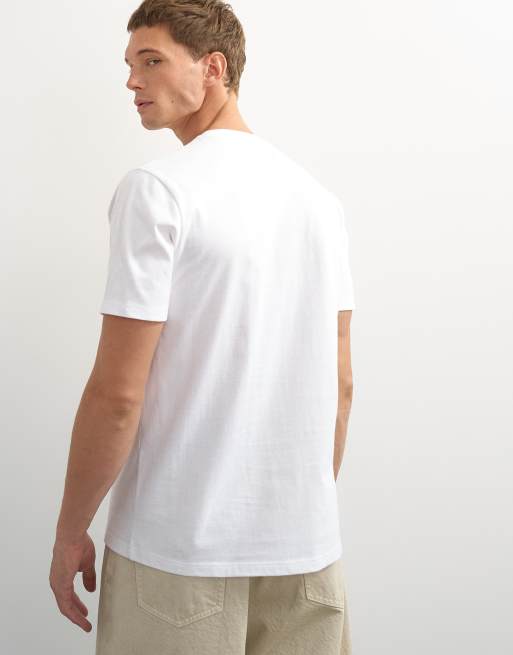 Topman classic fit t-shirt in white, 4 of 7