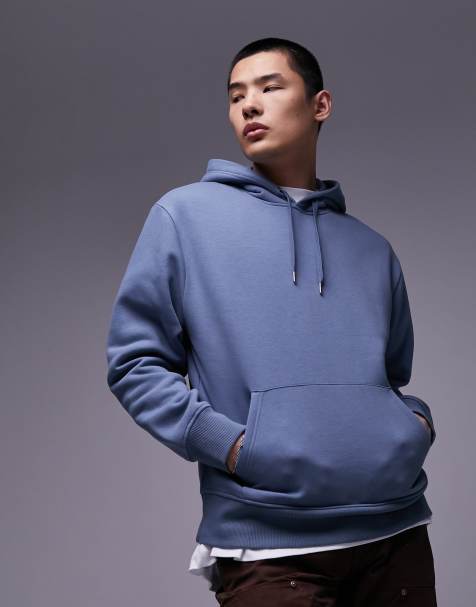 Men's Blue Hoodies, Navy & Light Blue Sweatshirts