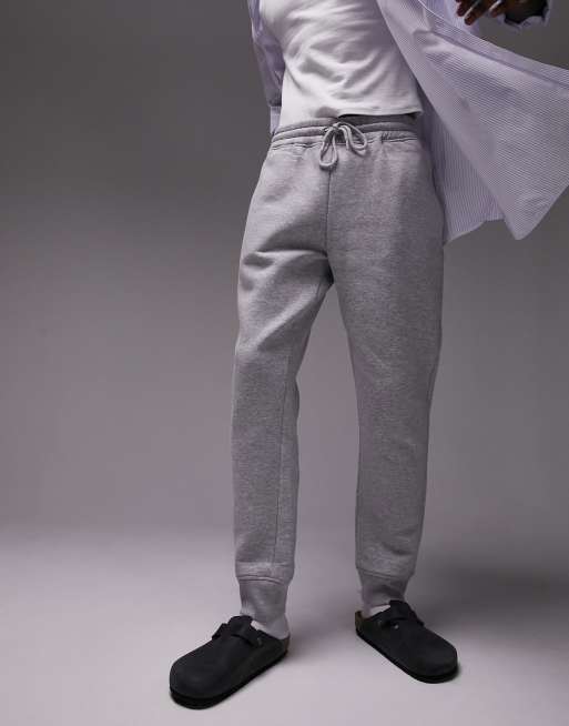 Topman classic jogger in grey marl