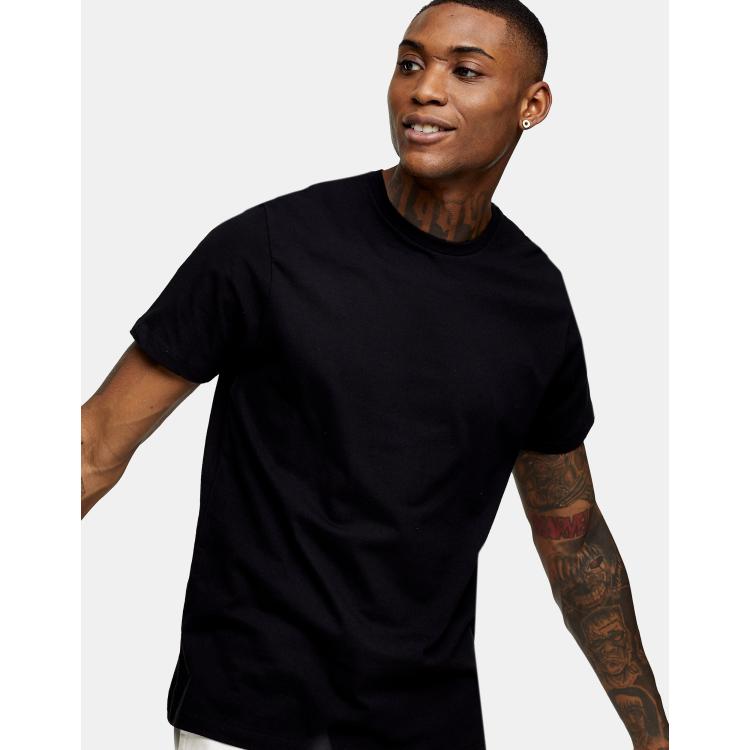 Topman classic t-shirt in black | ASOS