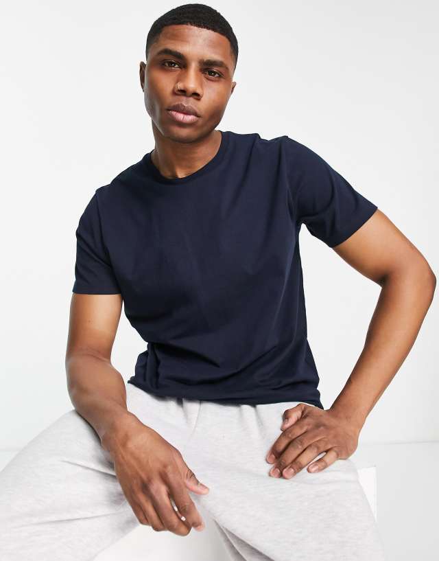 Topman classic t-shirt in navy - NAVY