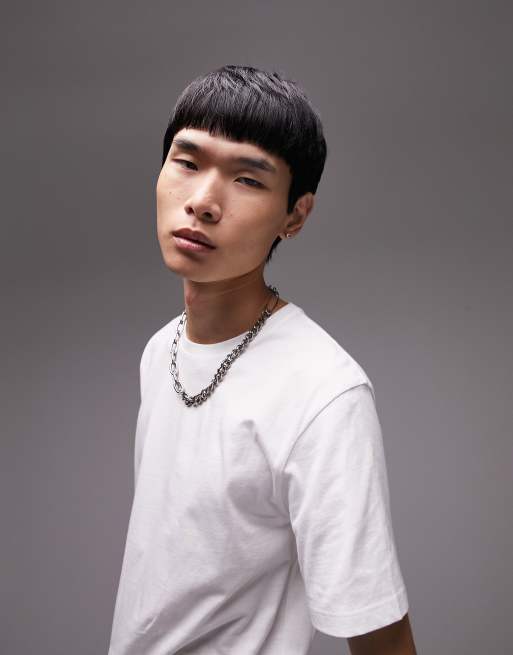 Topman classic t-shirt in white