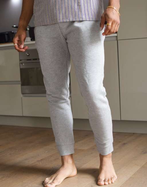 Grey best sale joggers topman