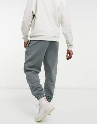 mens grey oversized joggers