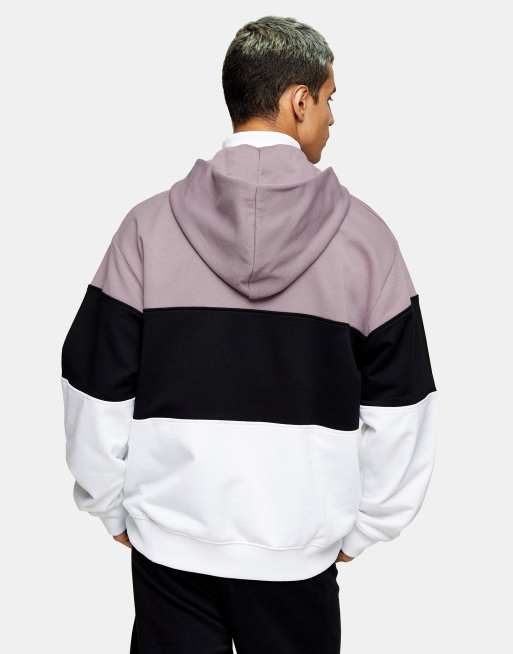 Topman colorblock clearance hoodie