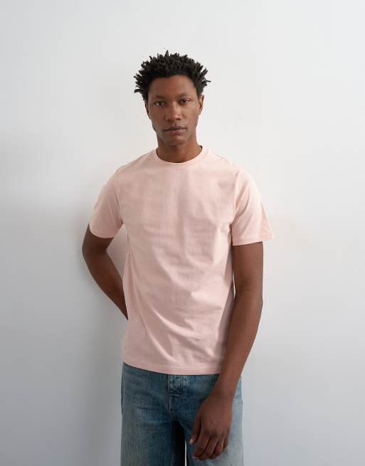 Topman - Confezione da 3 T-shirt vestibilità classica blu navy, écru e rosa, 5 di 5