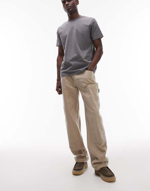 Topman - Confezione da 3 T-shirt vestibilità classica écru, grigio antracite e nera, 3 di 4