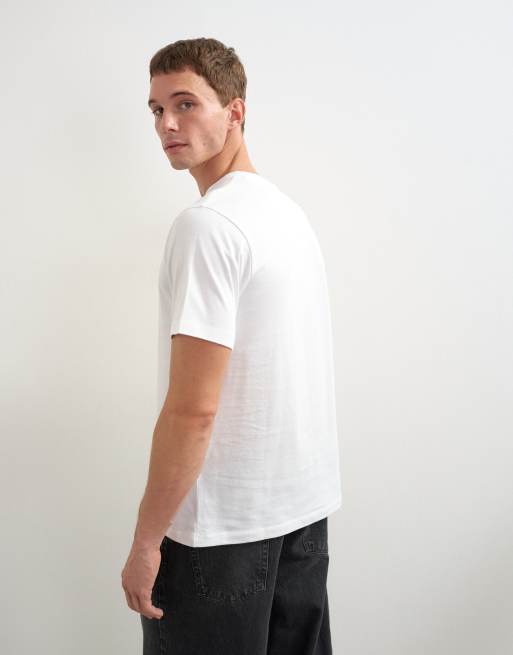 Topman confezione da 5 T-shirt vestibilità classica in bianco, nero e pietra, 3 di 5