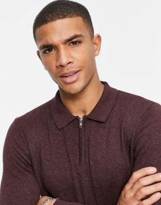 Topman long sleeve clearance polo