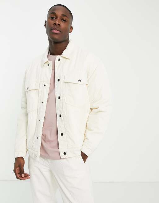 Topman cord outlet jacket