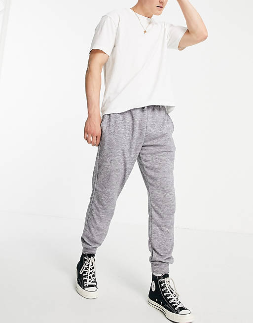 Topman cosy knitted jogger in grey