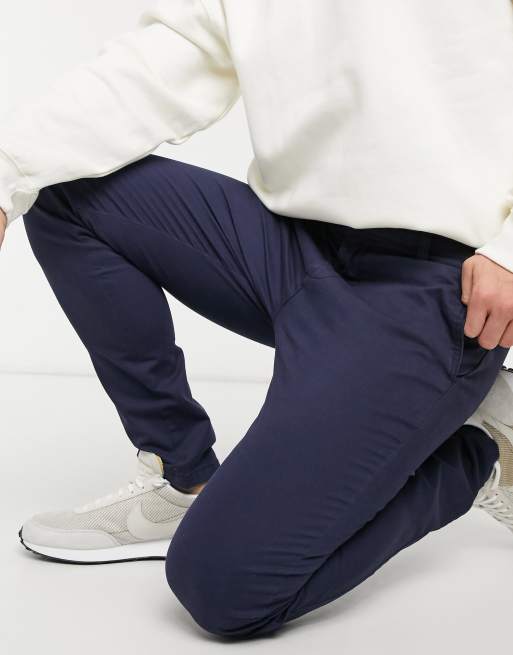 Topman cotton blend skinny chinos in navy - NAVY, 4 of 4