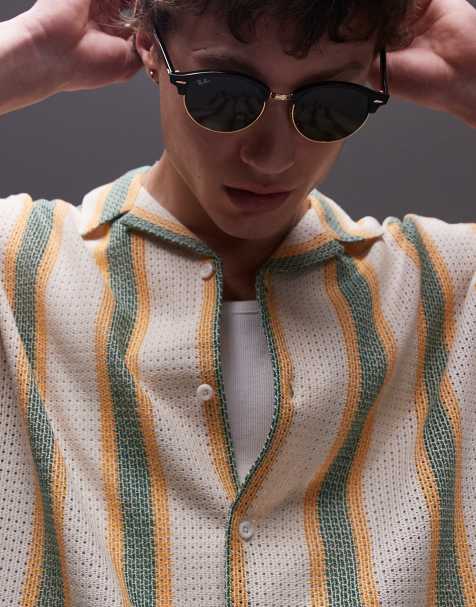 Topman crochet stripe co-ord - view 1