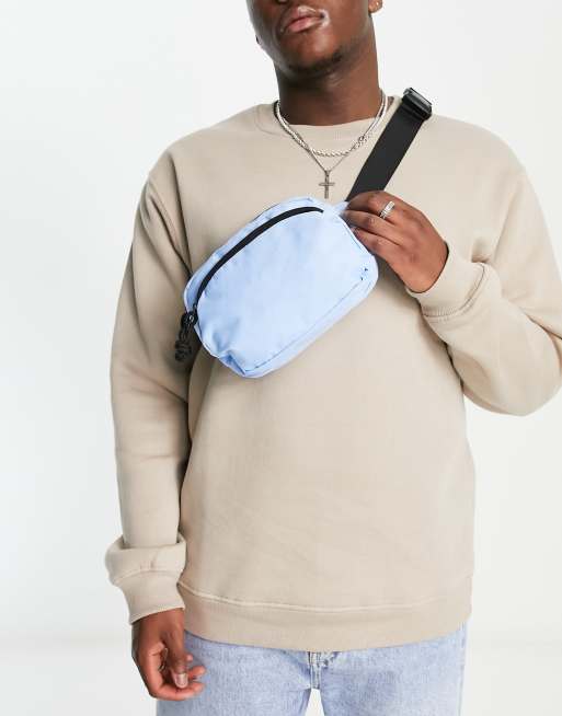 Topman crossbody bag in blue