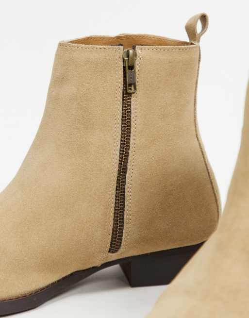 Topman cuban boots in stone, 3 of 4
