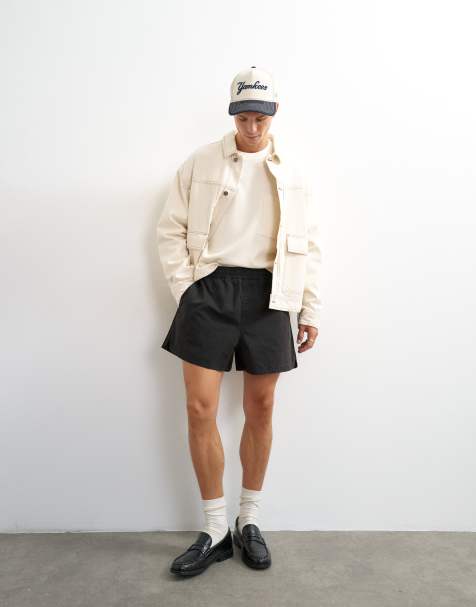 Topman – Czarne bardzo krótkie szorty - view 1