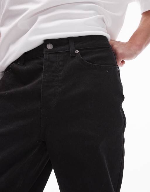 Topman – Czarne elastyczne jeansy ze zwężanymi nogawkami, 5 z 5