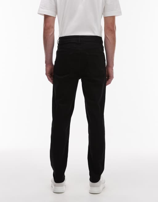 Topman – Czarne elastyczne jeansy ze zwężanymi nogawkami, 2 z 5