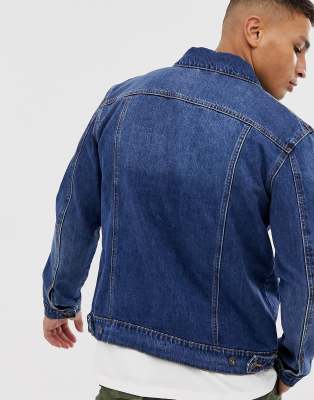 denim jacket topman