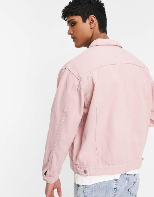 Denim jacket - Light pink - Men