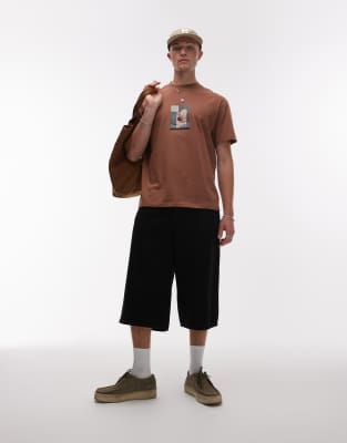 TOPMAN DENIM JORTS 