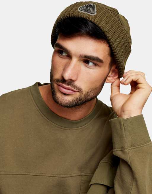 Topman - Docker-beanie in groen