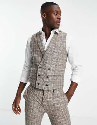 double breasted waistcoat asos