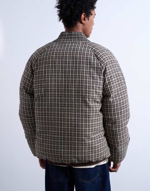 Topman - Doudoune oversize à carreaux - Noir, 5 de 5
