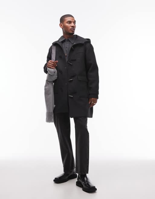 Duffle Bag Prada Duffle Coat Topman Duffle-coat Anthracite ASOS