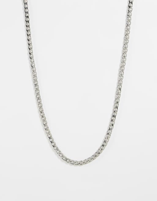 Topman - Dunne halsketting in zilver