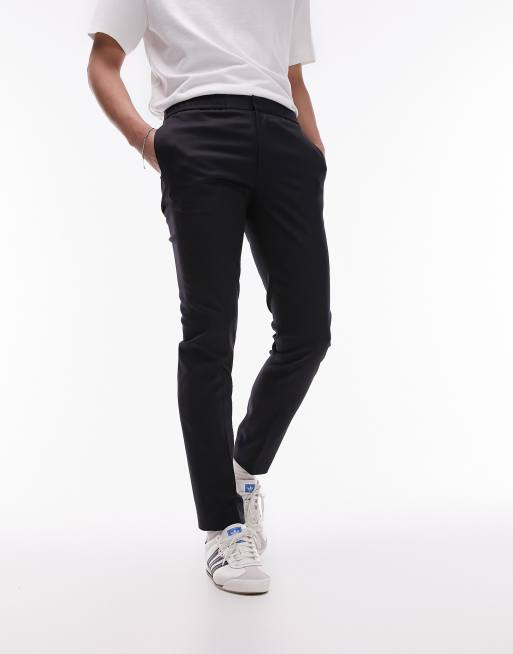  Topman elasticated waist jogger trouser in navy