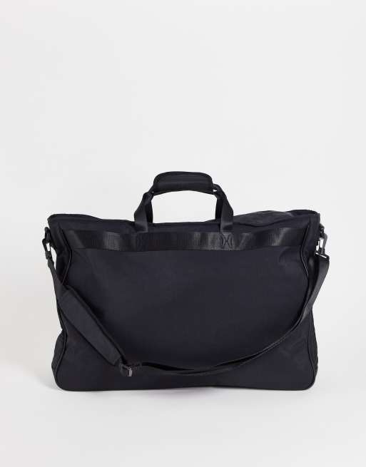 Topman - Elegant tote-taske i sort nylon