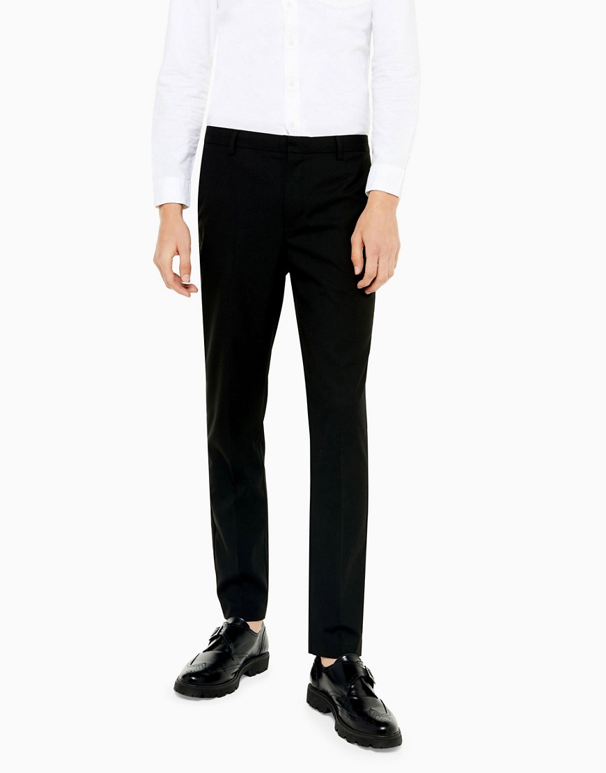 Topman - Elegante, smalle bukser i sort