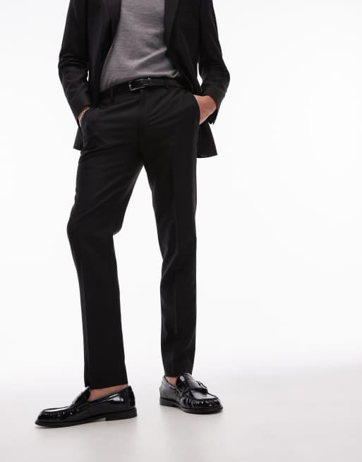 Topman – Enge Anzughose in Schwarz, 2 von 5