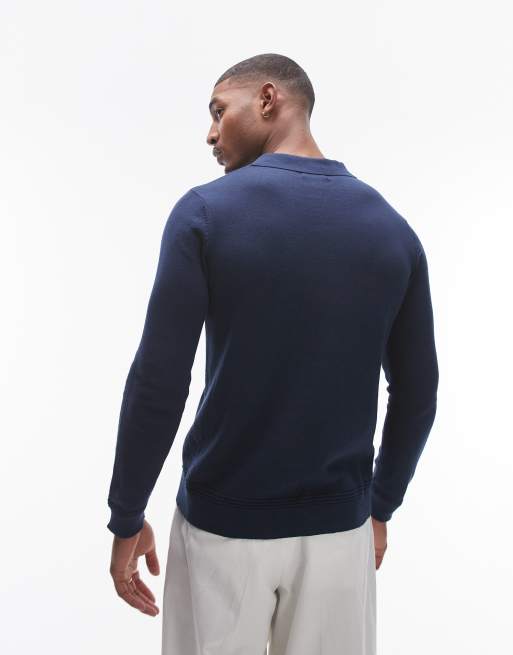 Topman - Essential - Marineblå polo, 2 af 4