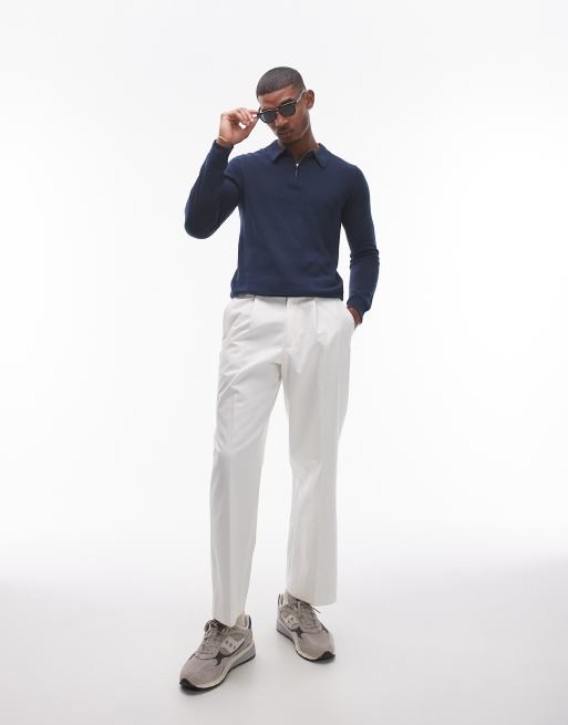 Topman - Essential - Marineblå polo, 3 af 4