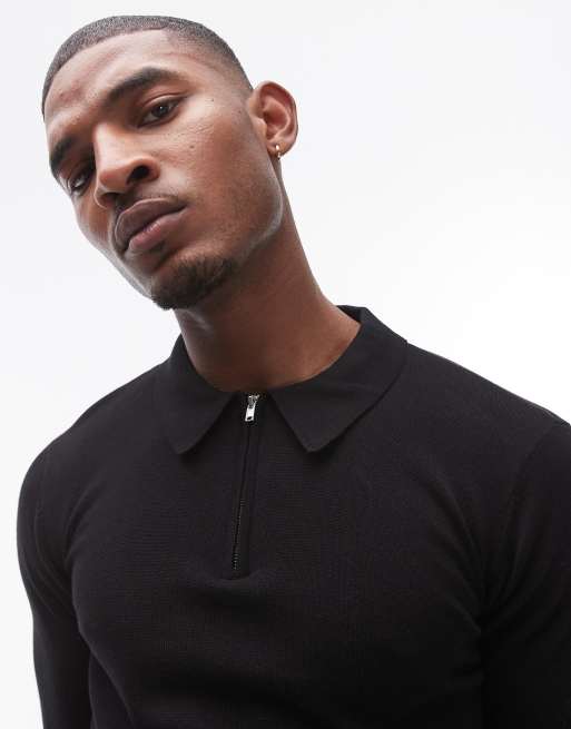Topman essential polo in black, 3 of 4