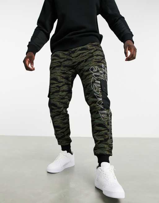 Topman store camo trousers