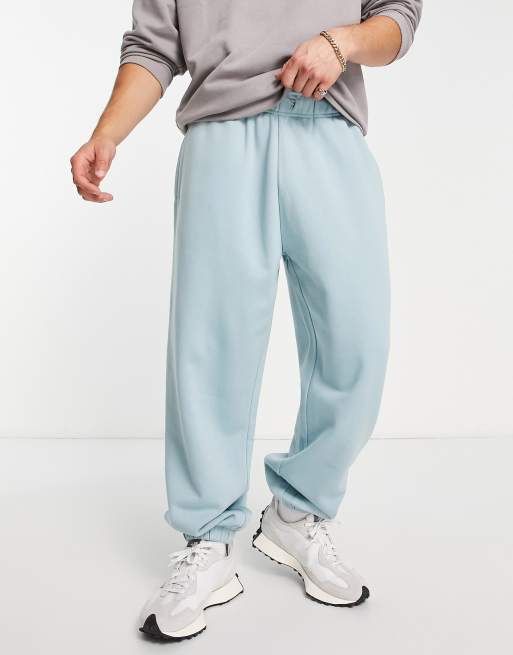 Topman - Extreem oversized joggingbroek in blauw