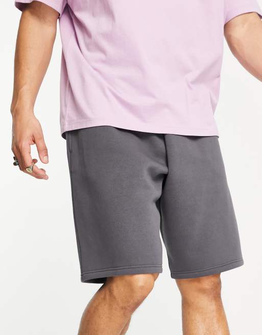 Topman Extreme Oversized Co Ord Short In Charcoal Asos