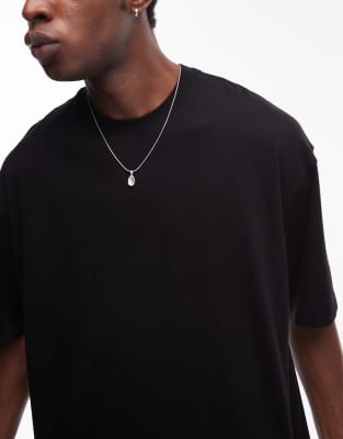 Topman Extreme Oversized Fit T-shirt In Black